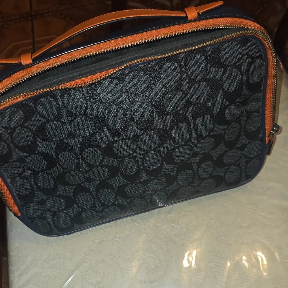 Stylish Black and Navy Men's Bag